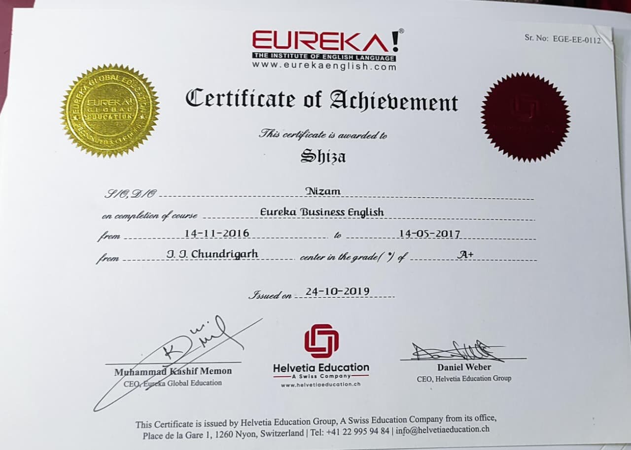 Business English Certificate