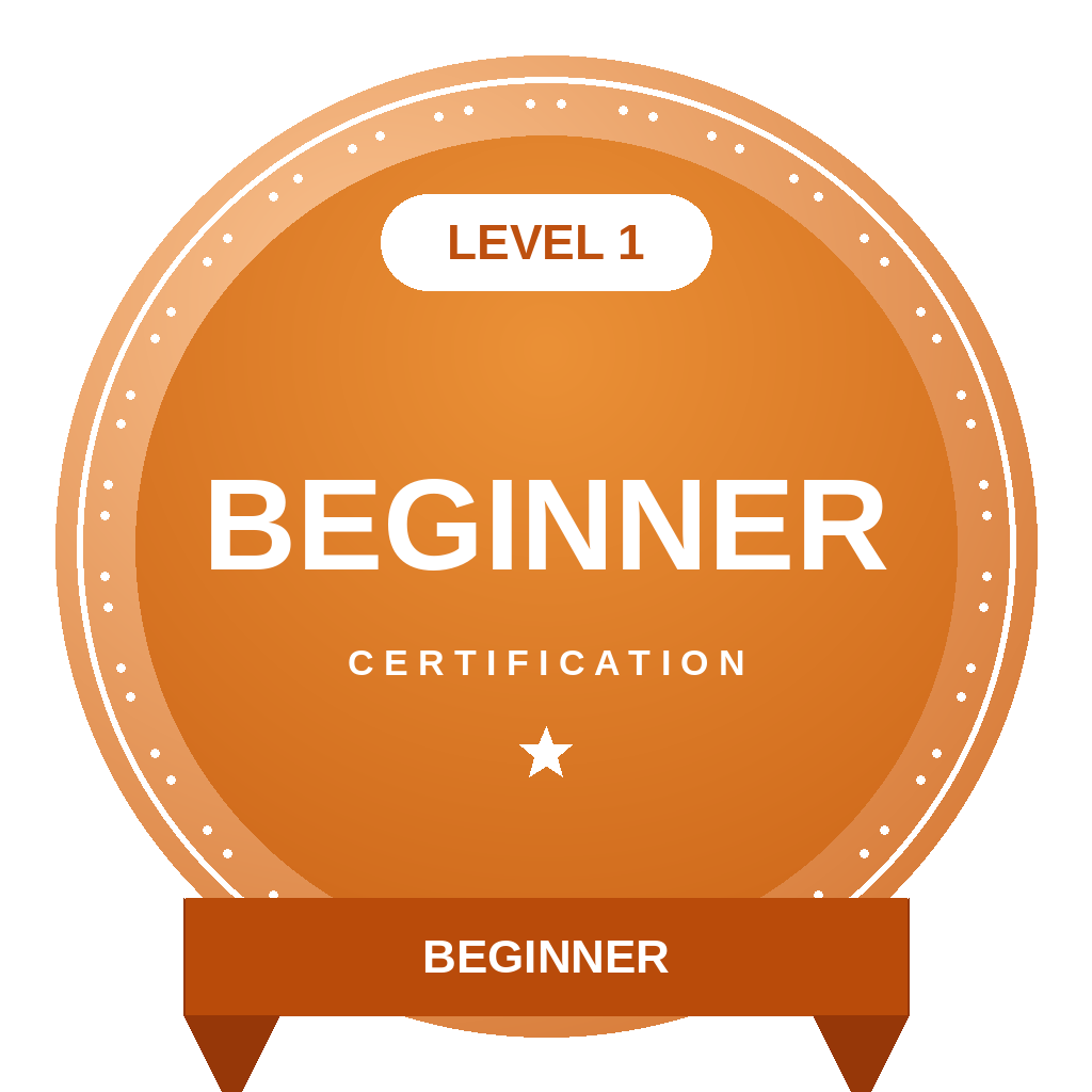 level1 beginner badge